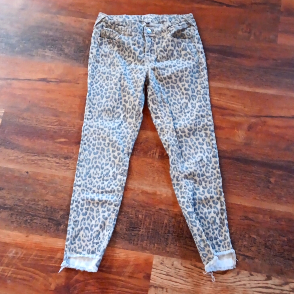Girls, size 12, leopard print pants.